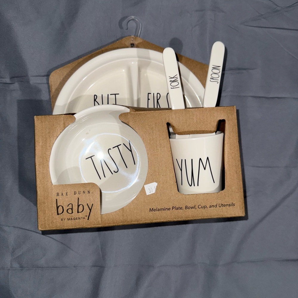 Rae Dunn Baby Melamine 5 Piece Dish Set for children
